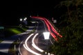 NEUKIRCHEN AM GROÃÅ¸VENEDIGER , AUSTRIA 10 September , 2020 The busy B165 state road in Austria at night